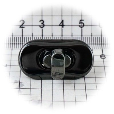 Замок для сумки 3455 поворотный, блэк никель, цена 283 руб