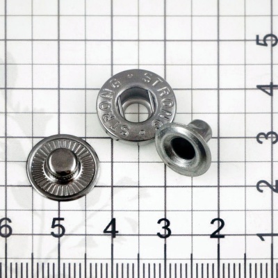 Кнопка пружинная 12.5 мм, блэк никель, цена 8.50 руб