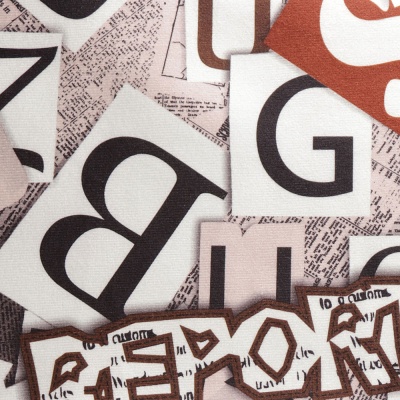 Принт на велюре W-106-2, ш. 145 см, цена 