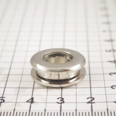 Люверс, 10 мм, винтовой, никель, цена 44.50 руб