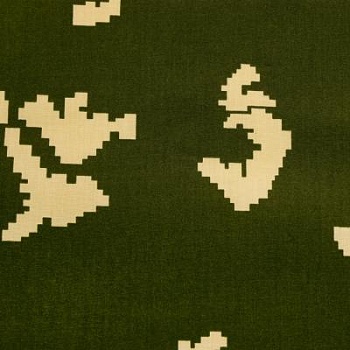 Ткань смесовая, ширина 150 см, камуфляж R-27