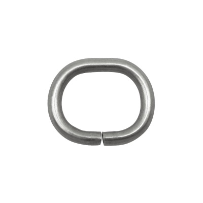 Рамка-овал, под ремень 15 мм, матовый никель, цена 14.50 руб