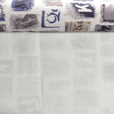 Принт на велюре W-105-1, ш. 145 см, цена 