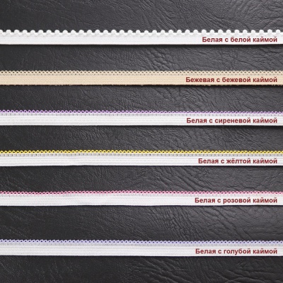 Резинка бельевая отделочная, 7 мм, белая, цена 10 руб