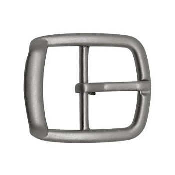 Пряжка К4696, под ремень 25 мм, матовый никель