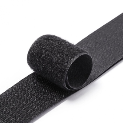 Липучка, 40 мм, черная, цена 