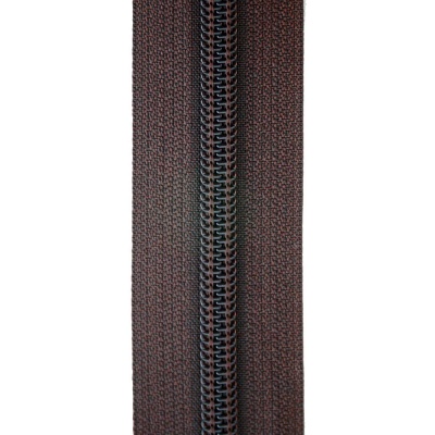 Молния Т7, витая, рулонная, рулон 200 м, коричневая, цена 37.50 руб