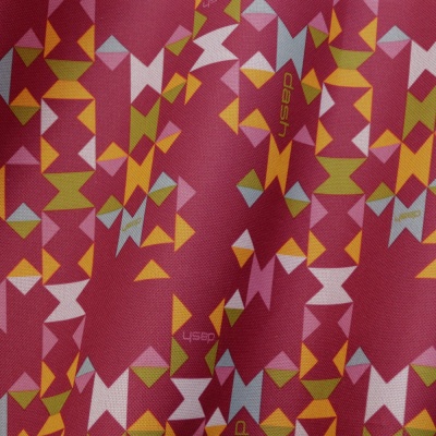 Ткань тентовая 600D, 400 г/м2, ш. 150 см, принт Абстракция №51115-1, цена 