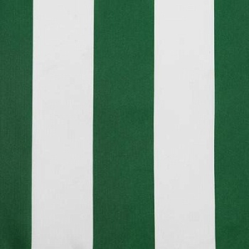 Ткань Оксфорд 240D, 140 г/м2, ширина 150 см, полоска, бело-зелёная