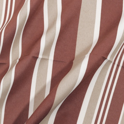Ткань тентовая «Престиж», ш. 148 см, полоса, коричневая, цена 