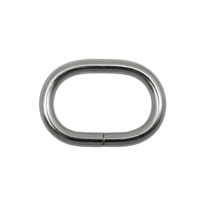 Рамка-овал, под ремень 25 мм, никель, цена 19.50 руб