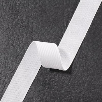 Резинка, 20 мм, белая