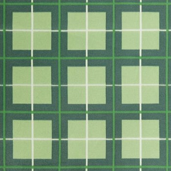 Ткань тентовая Престиж, ш. 148 см, клетка маленькая, зеленая
