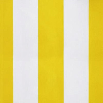 Ткань тентовая Турист, 200 г/м2, ш. 148 см, полоса, бело-желтая