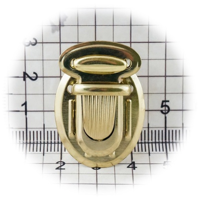 Замок для сумки КА0040В цупферный, золото, цена 