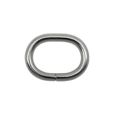 Рамка-овал, под ремень 20 мм, никель, цена 17 руб