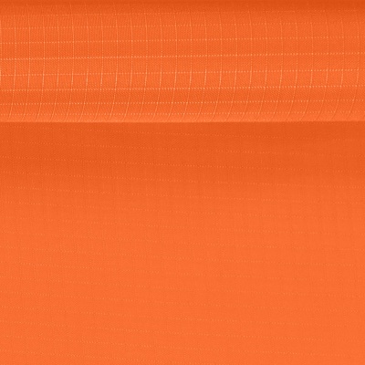 Таффета, 210Т, Ripstop, PU 4000, полиэстер, 85 г/м2, ш. 150 см, ярко-оранжевый, цена 334 руб